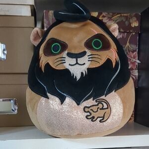 Squishmellos Disney The Lion King Skar 8" Plush  - Brown and Black
